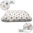 thumbnail image 3 of Car Lover Pet Bed, Cartoon Pattern of Different Breed Kitties Head Funny Happy Face Illustration, Resistant Pad for Dogs and Cats Cushion with Removable Cover, 24" x 39", Multicolor, by Ambesonne, 3 of 4