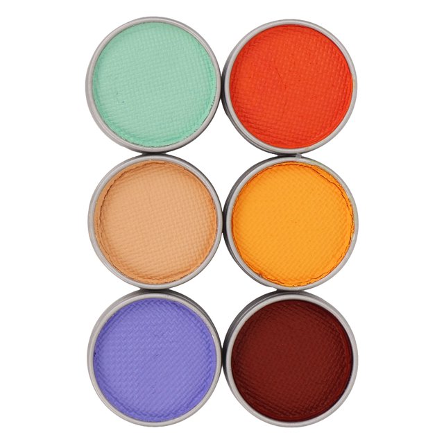 Juego de pintura para el cuerpo y la cara sin olor lavable con agua 6 colores versátil pintura de maquillaje para Cosplay pintura DIY para niños para fiesta ANGGREK Otros