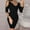 Black, variant on Summer and Spring Dresses for Women 2024 Casual Womens Sexy V Neck Cocktail Mini Dress Ladies Party Pencil Short Dresses
