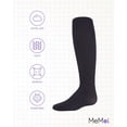 thumbnail image 6 of MeMoi Textured Toes Ribbed Tights - Girls - Female, 4-6, Navy, 6 of 12