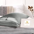thumbnail image 3 of Unique Bargains 19 Momme Silk Pillowcase with Envelope Closure, 3 of 9