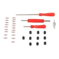 thumbnail image 4 of Outil d'Installation de Tige de Valve de Pneu, Kit d'Outils de Retrait de Tige de Valve Portable Léger 34 Pcs 4 Voies Multifonction pour ATVs pour RVs, 4 of 8
