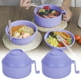 thumbnail image 2 of Dinnerware Sets Clearance! Ramen Bowl Set Microwave Ramen Cooker Instant Noodles Bowl With Chopsticks Rapid Ramen Noodles For College Dorm Room Dishwasher, 2 of 9