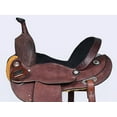 thumbnail image 4 of 15 In Comfytack Western Horse Barrel Racing Trail Pleasure American Leather Saddle Tack Set With Reins Brown, 4 of 8