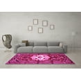 thumbnail image 3 of Ahgly Company Indoor Square Persian Pink Traditional Area Rugs, 5' Square, 3 of 4