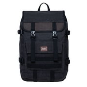 KAUKKO Casual Daypacks Multipurpose Backpacks, Outdoor Backpack, Travel Rucksack Black(Canvas)