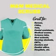 thumbnail image 2 of ACTIVE UNIFORMS Unisex Scrub Sets, Scrub Top and Pants. Run Large (Surgical Green, Large), 2 of 6