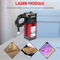 thumbnail image 2 of Yeacher 30W Module 450nm Engraving Head Fixed Focal Length High Engraving Leather Wood Acrylic for Engraving Machine CNC Router Cutting Machine, 2 of 7