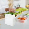 thumbnail image 4 of 2 cajas de almacenamiento para cocina, para refrigerador, para queso, transparentes, para conservar alimentos, 4 of 6