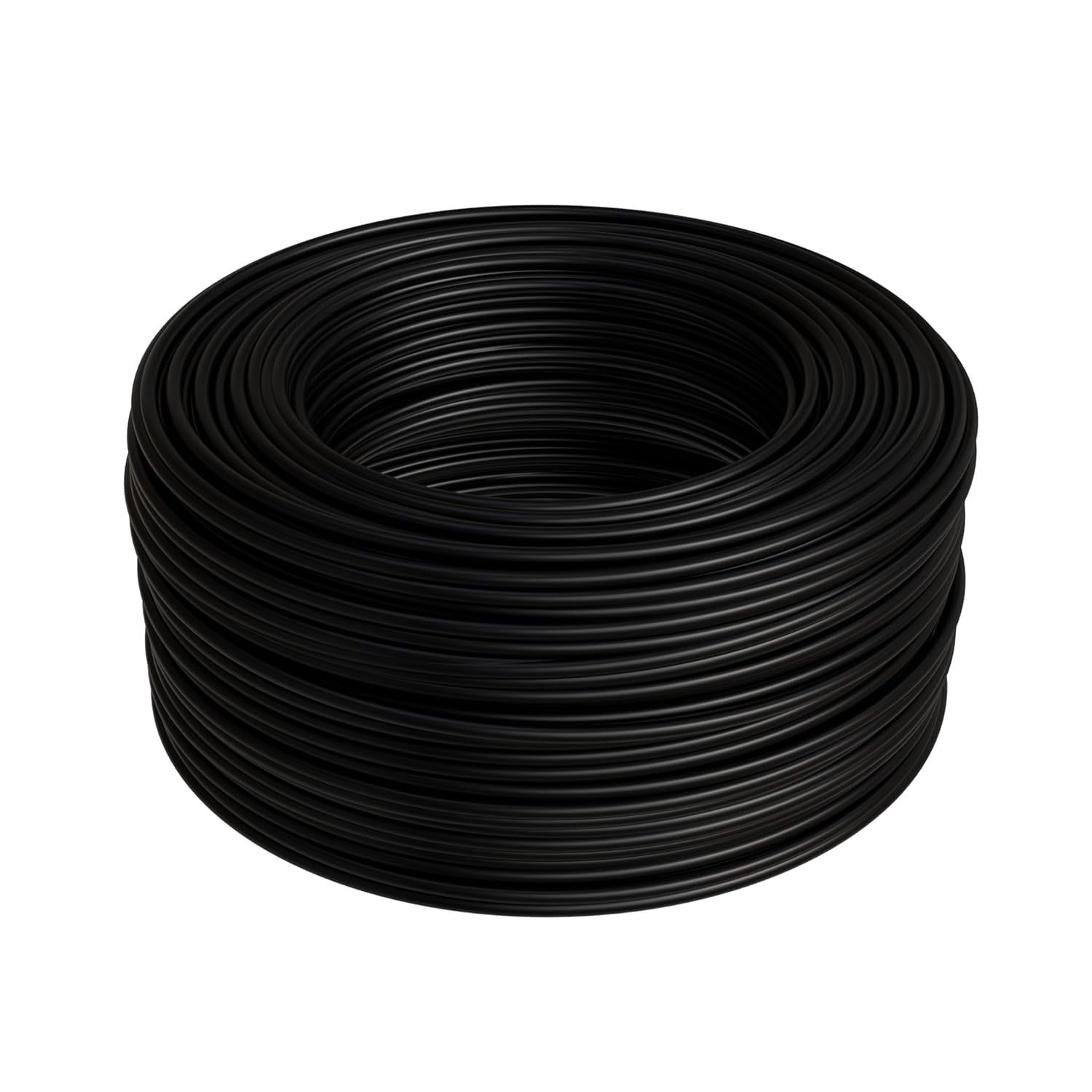 Cables Direct Online 1000FT CAT6 Plenum CMP Solid UTP Cable 550MHz Ethernet LAN 23AWG CCA (Copper Clad Aluminum) Bulk Pull Box, Black