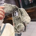 thumbnail image 3 of 3D Cute Cartoon Rabbit Anti Drop Case Para iPhone 11 13 12 14 Pro Max Mini 12Pro 13Pro 14Pro 14Plus 14ProMax 7 8 Plus X XR XS Carcasa Cálida Piel De Felpa TPU Silicona Cubierta, 3 of 4