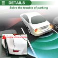 thumbnail image 4 of Unique Bargains Universal Car Vehicle Reverse Backup Radar System Reverse Parking Sensors Distance Detection Black 4 Pcs Parking Sensors Alarm Buzzer Reminder, 4 of 8