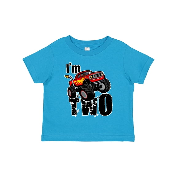 Inktastic 2nd Birthday Monster Truck Boys or Girls Toddler T-Shirt