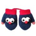 thumbnail image 1 of Mitaines pour Tout-Petits avec Ficelle, Gants d'Hiver Chauds Extensibles à Doigts Complets, 1 of 5