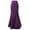 #7-Purple, variant on Pntutb Womens Skirt,Women's Punk Style Retro Mermaid Skirt Vintage Long Bodycon Ruffle Fishtail Skirt