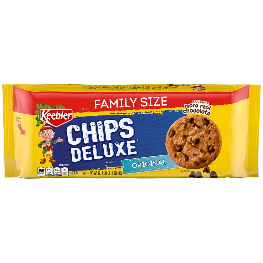 Keebler Chips Deluxe Milk Chocolate M&M's Chocolate Candies Cookies, 14.6 oz