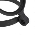 thumbnail image 3 of 4pcs Hanging Wig Stand Foldable Round Wig Display Hanger Smoothly Plastic Wigs Storage Holder for Hat Scarf Bag Black, 3 of 5