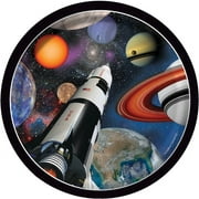 96 Count Bulk Pack Space Blast Dessert Plates