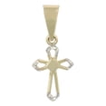 thumbnail image 1 of Arete Arracada Diamantada De Oro 10k Imperial Jewlery tubo Torcido 15mm, 1 of 3
