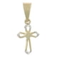 thumbnail image 1 of Arete Arracada Diamantada De Oro 10k Imperial Jewlery tubo Torcido 15mm, 1 of 3