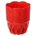 thumbnail image 1 of HORIALENCE 12Set Egg Crate Plastic Red Organizer for Vegetable Storage at Home, 1 of 5