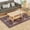Brown (Rug-style), variant on 3'x20' Clear Vinyl Runner Rug for Hallway – Waterproof, Non-Slip Kitchen Floor Mat, Durable, Easy to Clean Plastic Area Rug for Entryway, Bedroom, Laundry Room