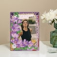 thumbnail image 6 of DIY Diamond Painting Frame Kit Purple Floral Rhinestone Frame Handcrafted for Perfect Home Decor, Desk Accents, and Gifts, 6 of 7