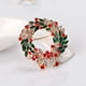 thumbnail image 3 of Broche de guirnalda de árbol de Navidad de cristal multicolor, regalo de Navidad Rojo Verde RV011031-01198SDJ, 3 of 5