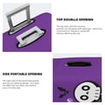 thumbnail image 6 of Luggage Cover Anti Scratch, Halloween Funny Skeleton Purple Elastic Suitcase Protector Suitcase Covers for Luggage Fits 18-32 Inch Luggage, 6 of 6