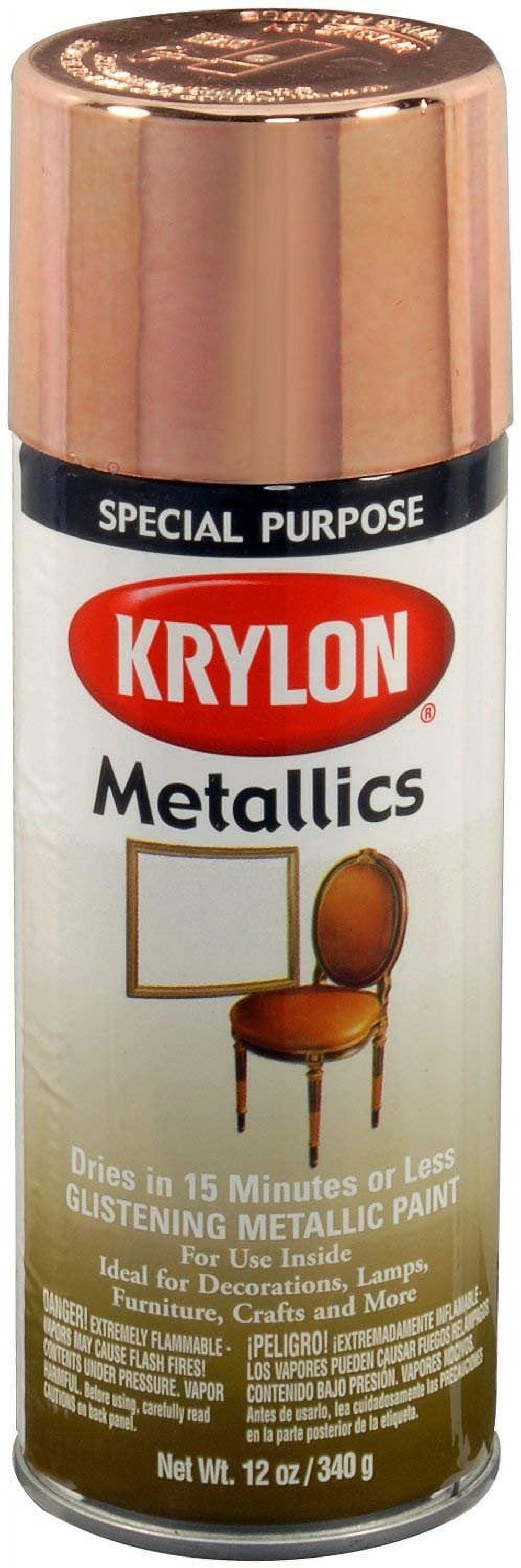 Krylon 1709 Copper Metallic 12 Ounce Aerosol Metallic Paint