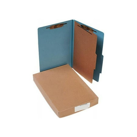 UPC: 0050505160242 | Acco 16024 Pressboard 25-Pt. Classification Folders  Legal  Four-Section  Sky Blue  10/Box
