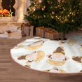 thumbnail image 5 of Rateoe Cute Bee Gnome Pattern Christmas Tree Skirt with Ties , Christmas Tree Decorations, Farmhouse Christmas Decor Xmas Holiday Decorations-36", 5 of 6