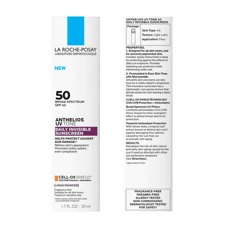 La Roche-Posay Anthelios UV Tone SPF 50 Sunscreen, 1.7 fl oz HSA