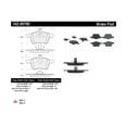 thumbnail image 2 of Centric 102.09790 Disc Brake Pad Set for Ford Focus Europa, Volvo S60, XC90, 2 of 4