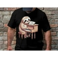 thumbnail image 3 of Funny Piano Player Pianist Teacher Musician Sloth Music Gift T-Shirt Piano Lover Music Teacher Birthday Holiday Present Men Women Tshirt, 3 of 10