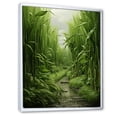 thumbnail image 2 of Designart "Chive Symphony Herbs II" Floral Framed Wall Art - Traditional Green Herbs Bedroom Framed Canvas Wall Art, 2 of 6
