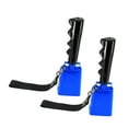 thumbnail image 2 of 2 cencerros de metal para animar deportivos con correas para la muñeca, cascabeles de mano para animar suministros para fiestas y conciertos Azul, 2 of 8