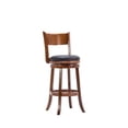 thumbnail image 3 of Boraam Palmetto Swivel Bar Stool - Walnut, 3 of 5