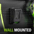 Greenworks G-24 24V Lithium Ion Battery Charger - Model 29862 For Compatible 24V Tools