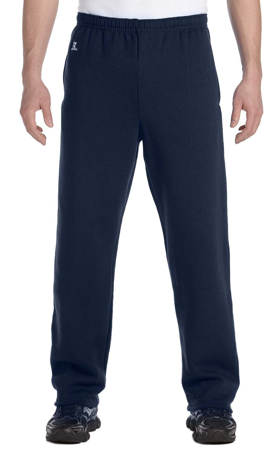 Russell Athletic Men's Dri-Power Fleece Open-Bottom Pocket Sweatpants ...