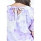 thumbnail image 4 of Blusa estampada con moño Roman Fashion /Tallas Extras, 5115 (Lila) lila 38, 4 of 6