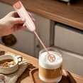 thumbnail image 5 of Portable Handheld Drink Mixer, Double Stirring Sticks for Protein Powder, Coffee, Milkshakes, Travel & Office Use, Battery-Operated, Food-Grade Material, 5 of 5
