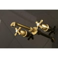 thumbnail image 4 of Kingston Brass English Country Roman Tub Faucets With Brushed Brass KS7027AX, 4 of 6