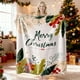 thumbnail image 4 of Manta de franela con estampado navideño, cómoda y suave, ideal para el sofá del dormitorio, decoración navideña, 130 x 100 cm., 4 of 7
