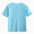 thumbnail image 5 of NOLDARES Boys Graphic T-Shirt, Cotton Short Sleeve Crewneck Tee for Active Play, Soft Daily Wear Youth(Light Blue,2-3 Years), 5 of 8