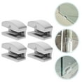 thumbnail image 2 of 4 Pcs Guide de Porte de Douche Réglable Pare-Chocs de Porte de Douche, 2 of 8