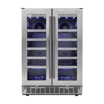 Danby DWC047D1BSSPR Napa 24" French Door Dual-Zone Wine Cooler