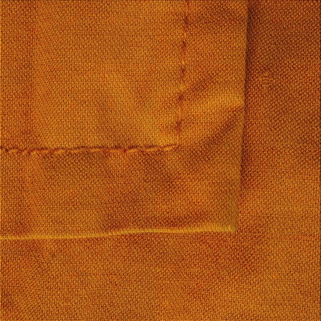Ahgly Company Tapis de Zone Carré Transitionnel Néon Orange Lavable en Machine, 4 Pieds Carré