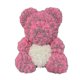 thumbnail image 2 of Oso de peluche rosa de 40 cm con forma de corazón y flor artificial, ideal para San Valentín, bodas, cumpleaños y Navidad, envío directo, 2022, 2 of 4