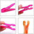 thumbnail image 3 of 48 piezas de alfileres para ropa, clips para tela, clips fuertes, tachuelas para zapatos, alfileres para ropa a prueba de viento, multicolor, 3 of 5